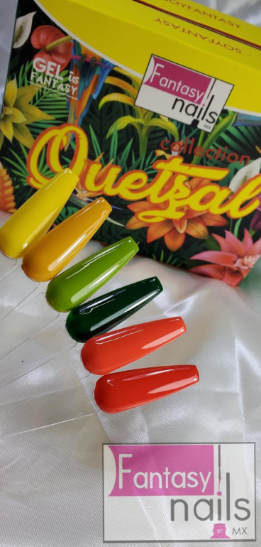 COLECCION DE GEL QUETZAL FANTASY NAILS